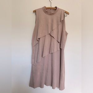 [ZARA] Suede Midi Dress